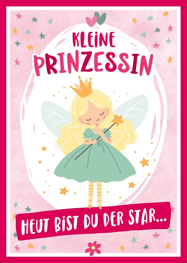 Geburtstag Musikkarte Soundkarte A5 Kleine Prinzessin, Song Du kleine Prinzessin