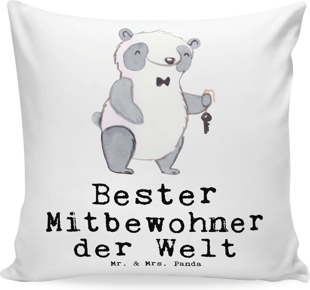 Mr. & Mrs. Panda wohnzimmer kissen Panda Bester Mitbewohner Produktbild 