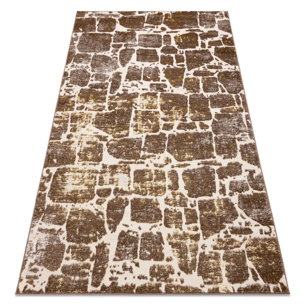 Tapis MEFE 6184 Beige Facile d'Entretien Anti-Poussière Design 120x170