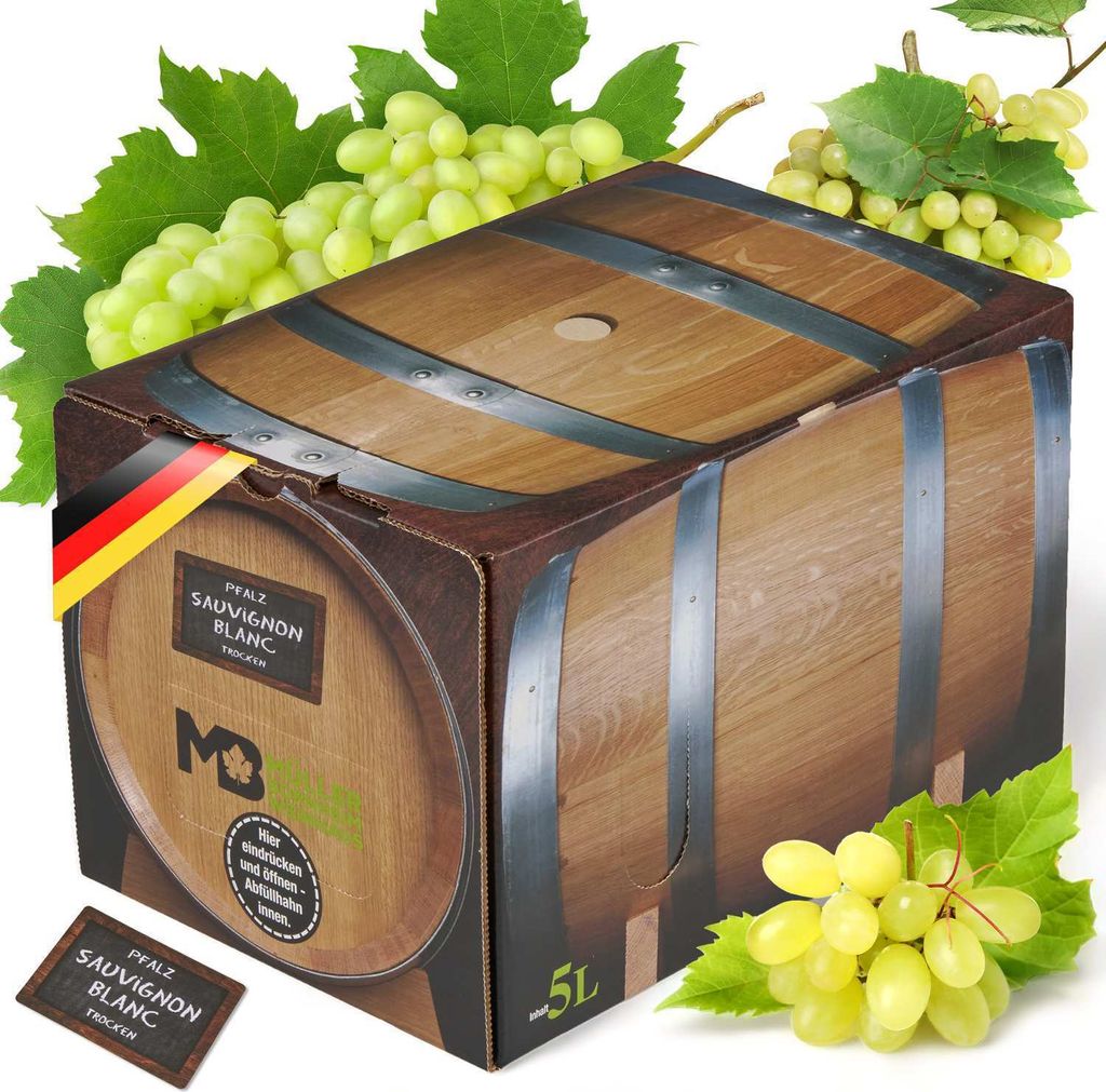 Bag in Box Wein Sauvignon Blanc Weißwein trocken 5 L Produktbild 