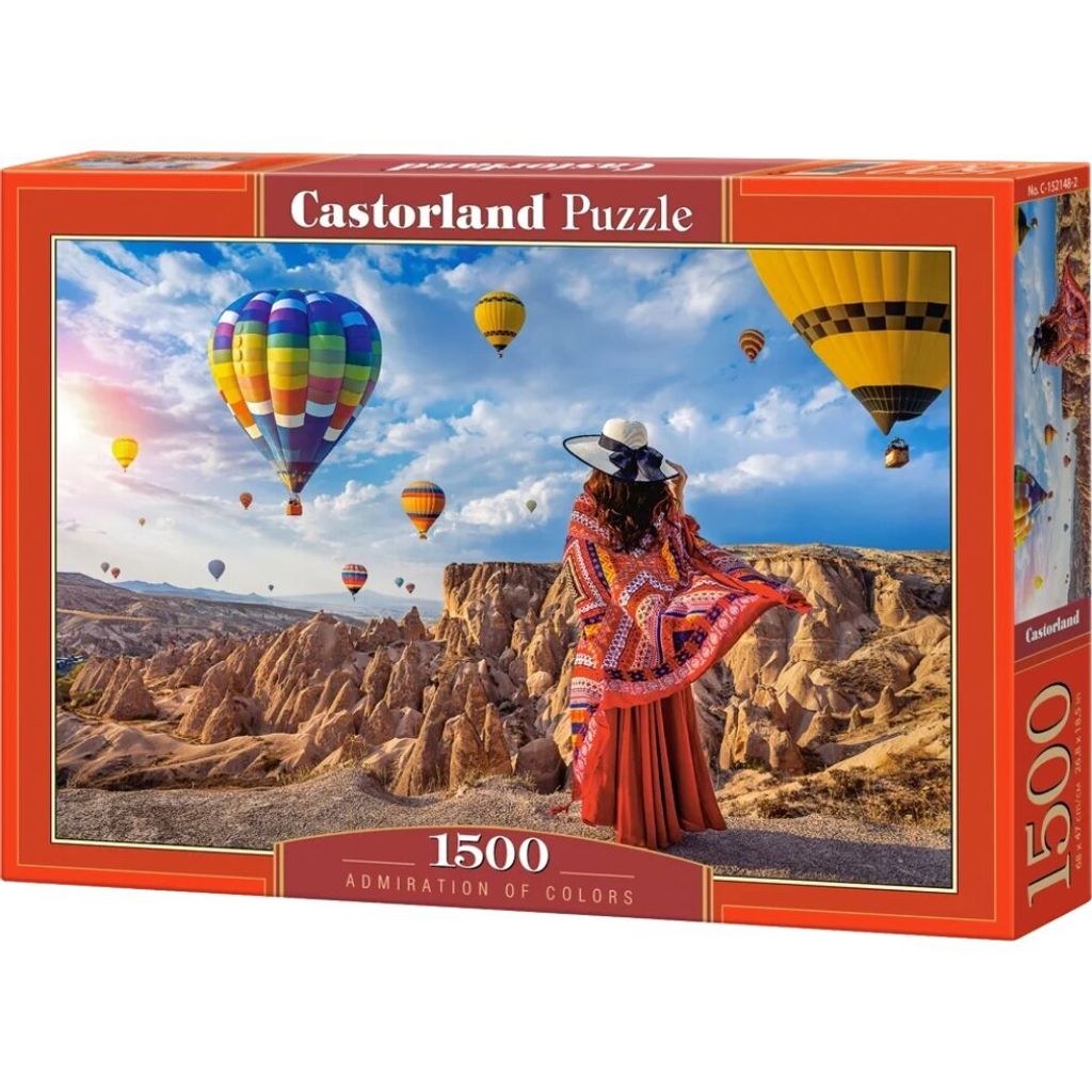 CASTORLAND Puzzle Bewundernde Farben 1500 Teile