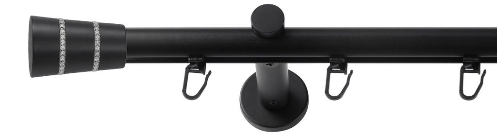SN Deco Gardinenstange Innenlauf Rennes, 19 mm, 1-läufig, Produktbild 