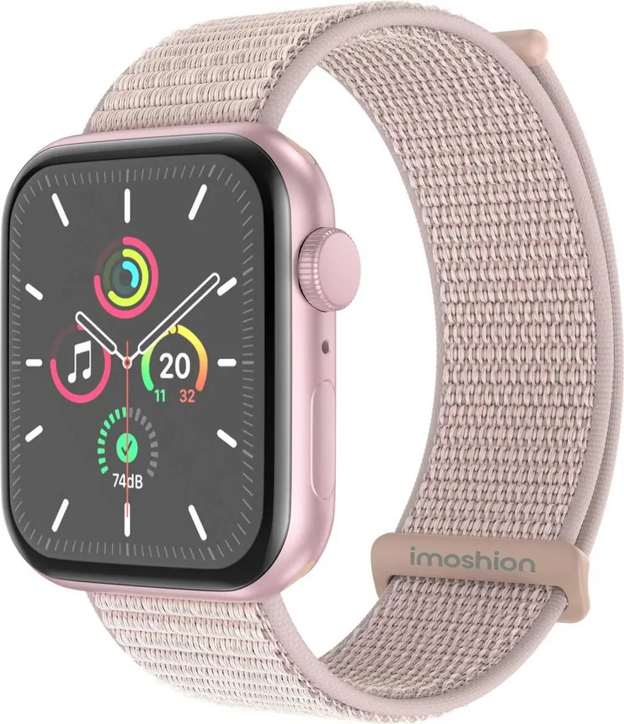 Watch SE - 40 mm, Watch SE 2023 - 40 mm, Watch SE 2022 - 40 mm, Watch 9 - 41 mm, Watch 8 - 41 mm, Watch 7 - 41 mm, Watch 6 - 40 mm, Watch 5 - 40 mm, Watch 4 - 40 mm, Watch 41 mm, Watch 40 mm, Watch 3 - 38 mm, Watch 38 mm, Watch 2 - 38 mm, Watch 1 - 38 mm, Watch 10 - 42 mm Cinturino: imoshion Nylonband 2.0 - 1