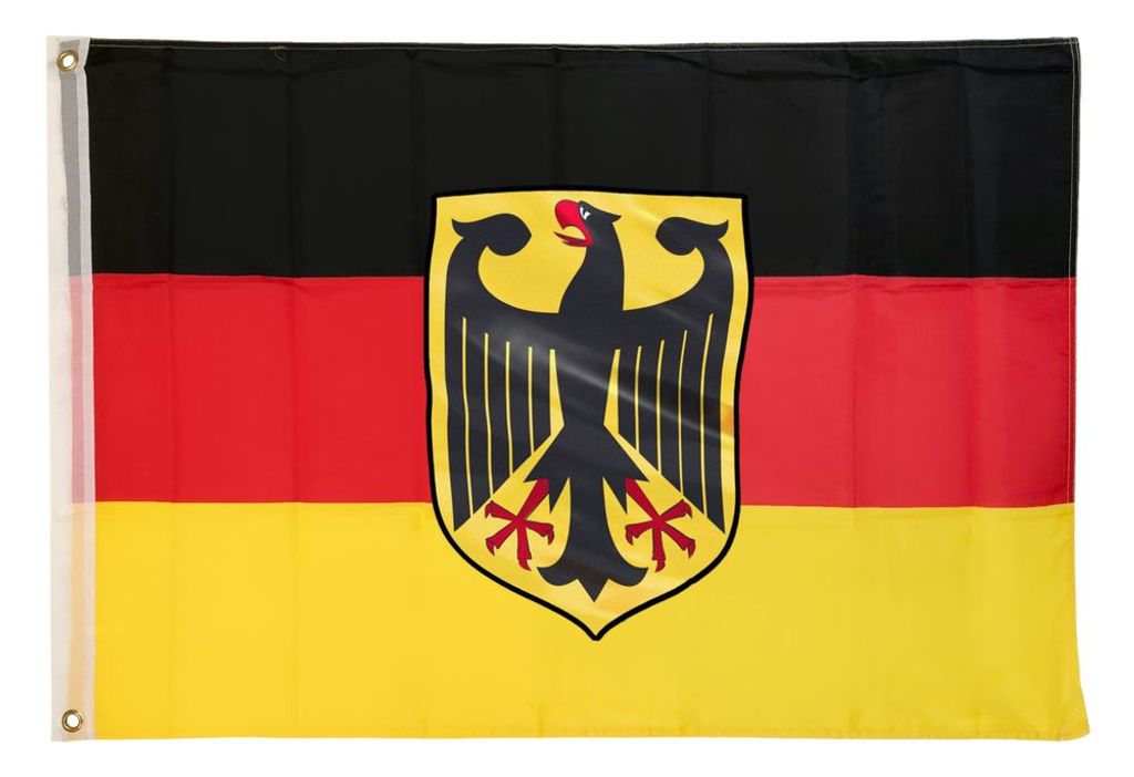 PHENO FLAGS Fahne Flagge Deutschland Adler 90X150 2 Ösen Deutsche  Nationalflagge