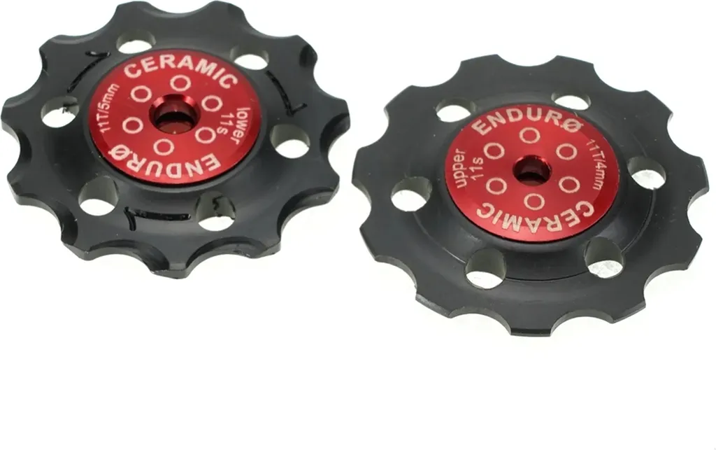 Optimisation transmission vélo route SRAM 11v Enduro Bearings ZERO rouge