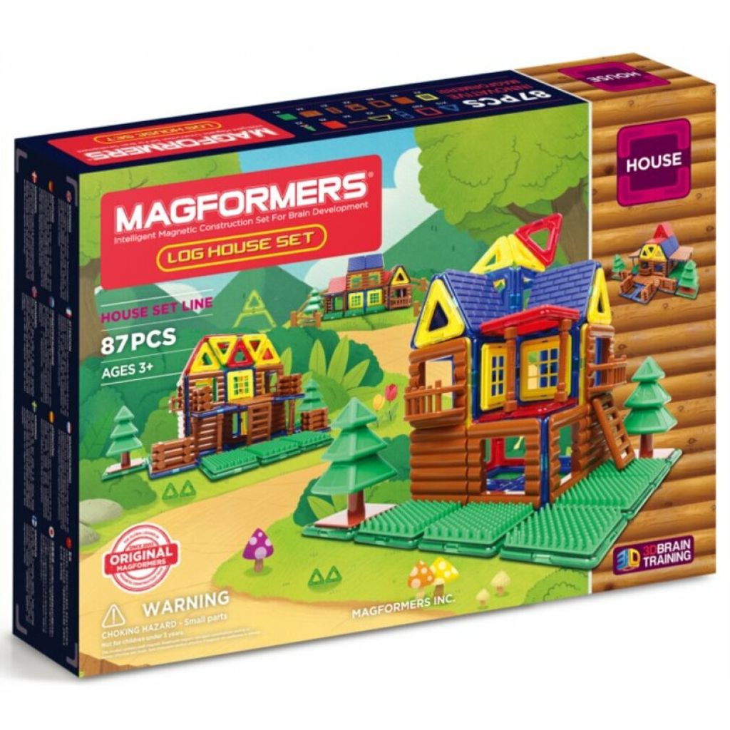 MAGFORMERS Waldhütte 87 Stück
