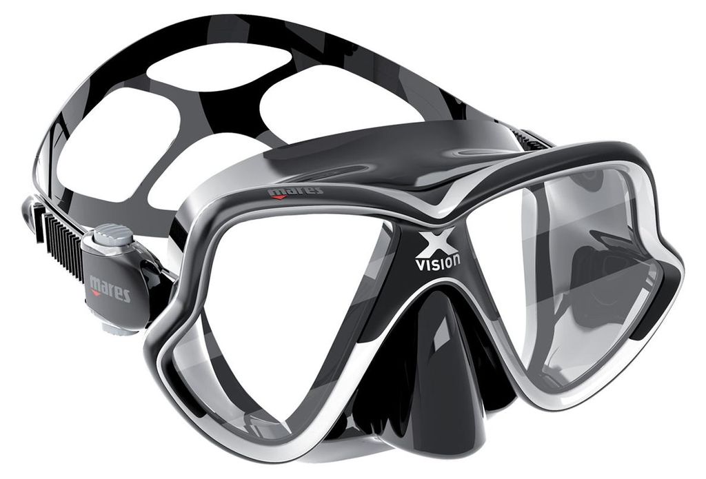 Mares X-vision Mid 2.0 Maschera subacquea trasparente Uomo, Immagine del prodotto 