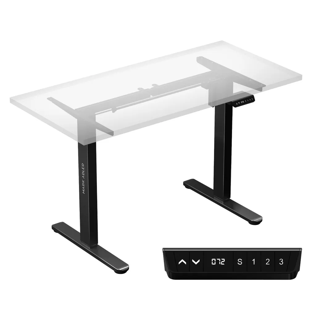 Bureau assis-debout électrique Mark Adler Xeno 4.1 Black avec moteur silencieux