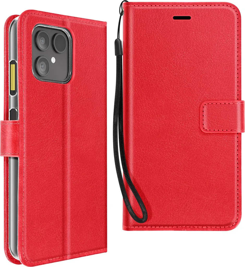 Custodia Portafoglio Fairphone 6 Avizar - Rosso Intenso e Pratico - 2