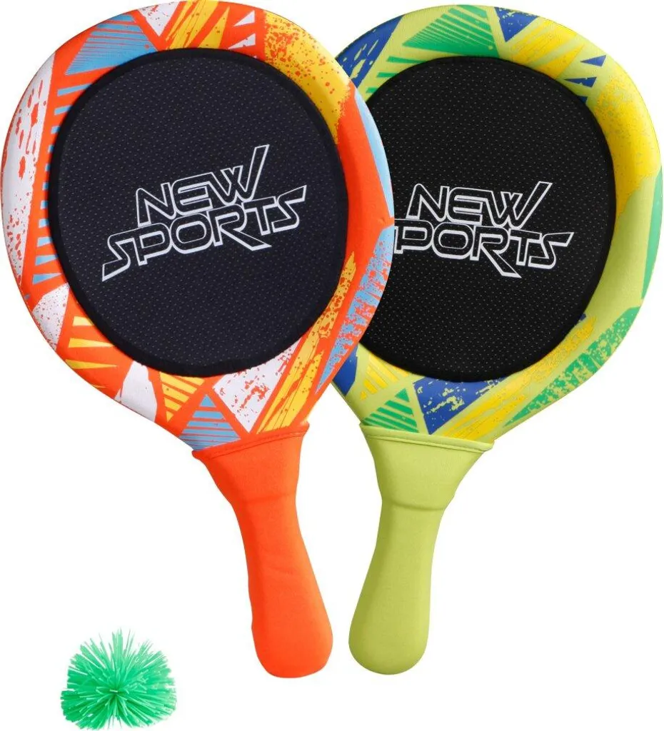 Jeu de raquettes de plage en néoprène souple - Set complet de sport