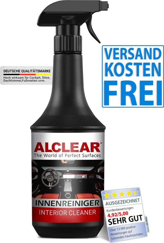 ALCLEAR 721IR Auto Innenreiniger für Kfz Cockpit, Polster, Produktbild 