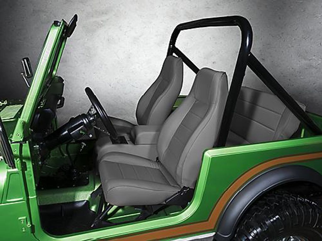 Komfortsitz vorne Grau links und rechts Sitz Seat Grey Jeep CJ 76-86