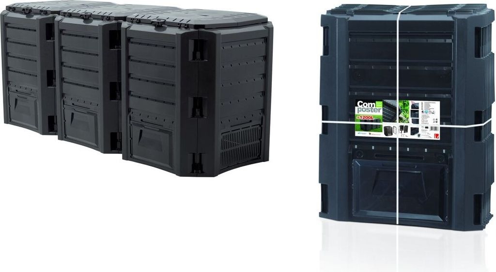 Kompostér MODULE COMPOGREEN 1200 l bez balení - barva: Image du produit 