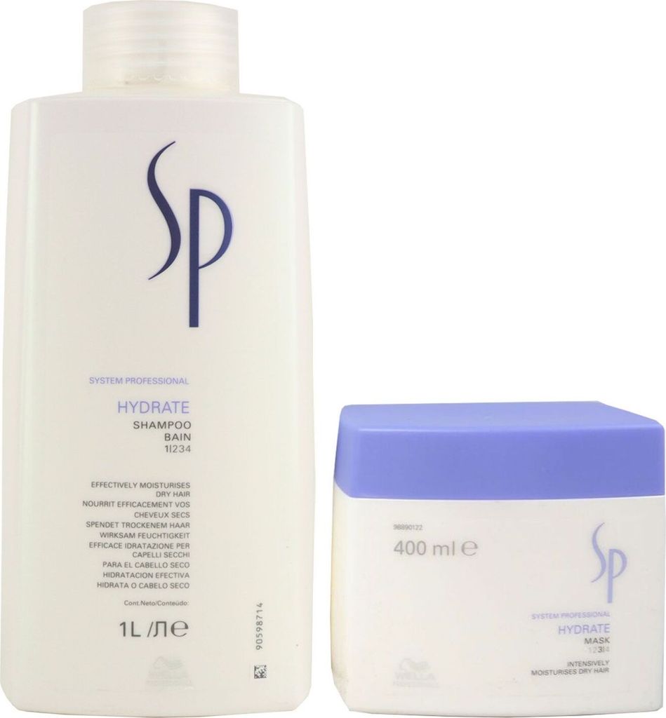 Wella SP Hydrate 1000 ml Shampoo & 400 ml Maske Set
