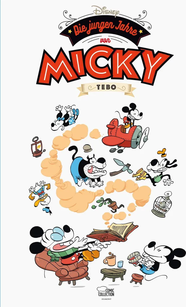 Micky Die jungen Jahre - Livre Disney avec Illustrations Originales Rares