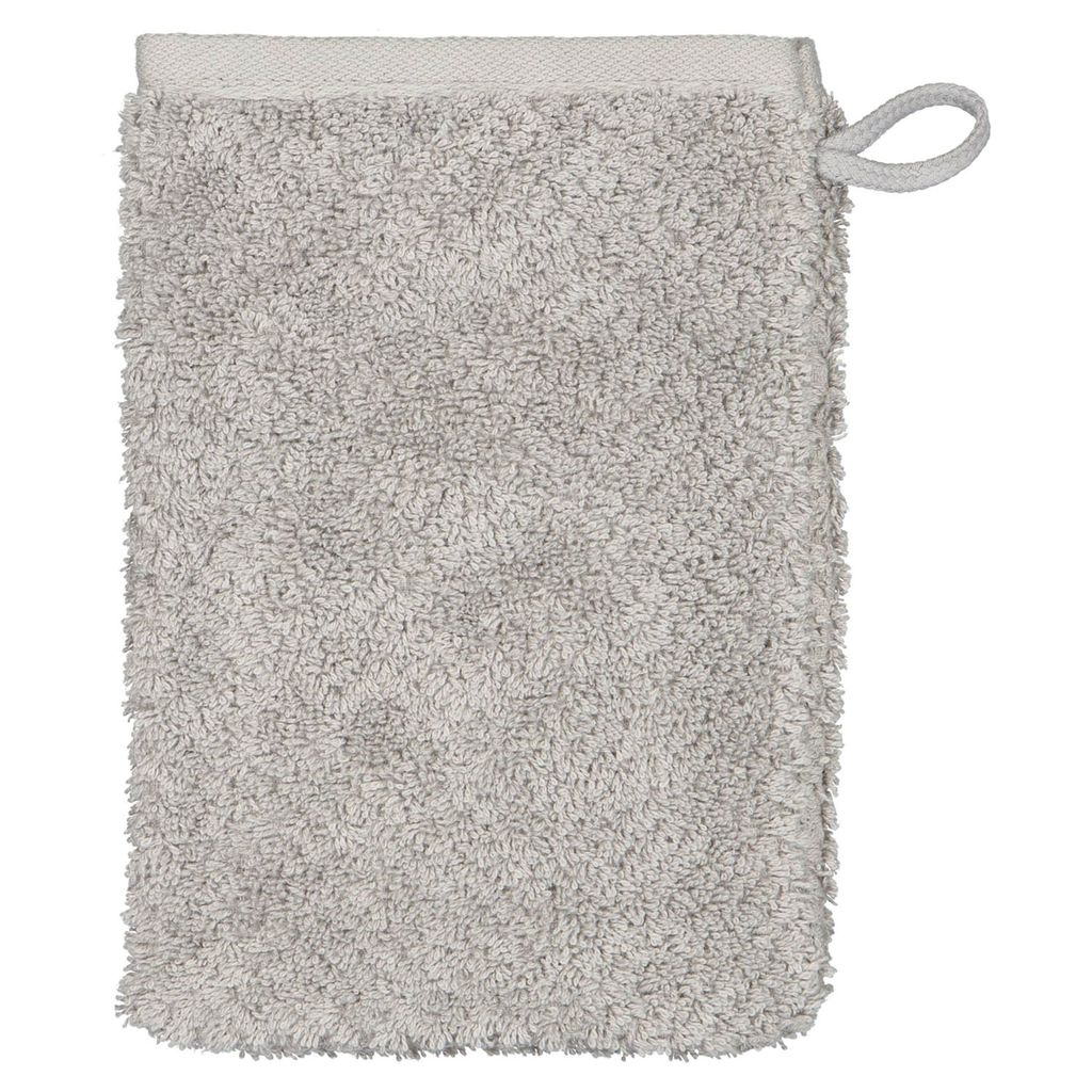 Waschhandschuh - Steingrau - Baumwolle - 16 x 22 cm