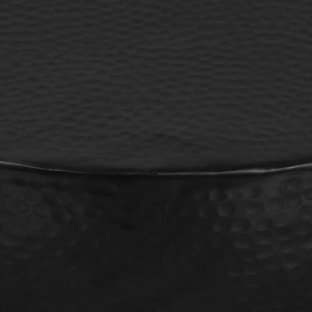 Table d'appoint de salon noire 70 cm pour décoration moderne et épurée - 7