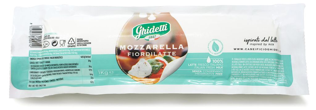 Mozzarella Fior di Latte Ghidetti, 1 kg Image du produit 