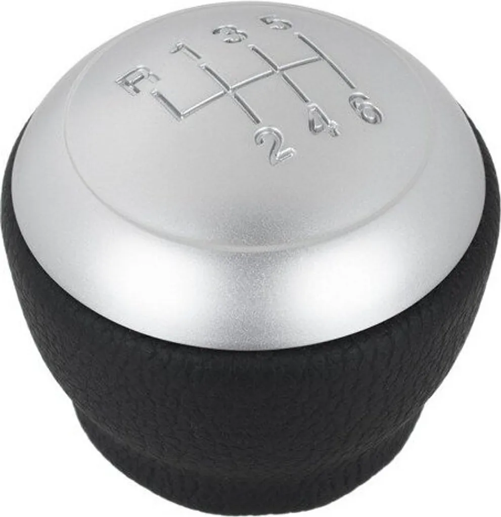 Pommeau de Vitesse 6 Rapports Noir et Alu pour Kia Soul Optima Forte
