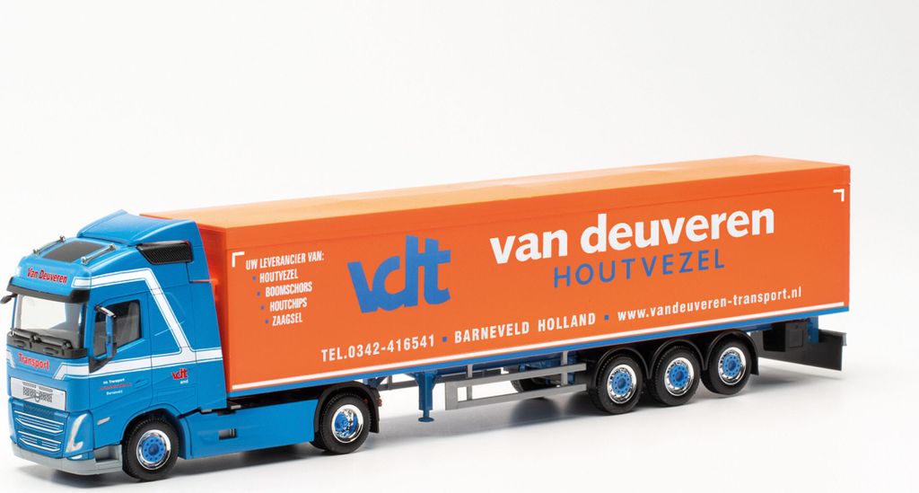 Herpa LKW Volvo FH4 Glob XL Schubboden-Sz van deuveren Produktbild 