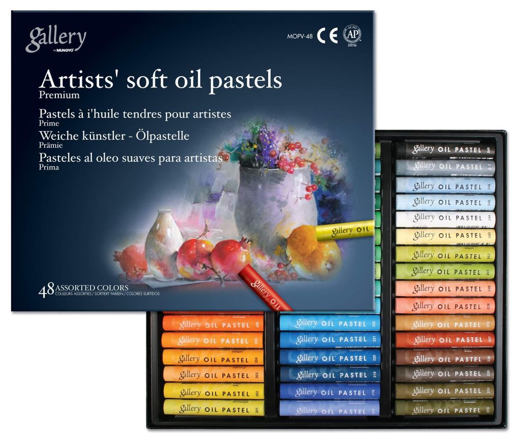 Set di 48 pastelli a olio – Pastelli a olio morbidi – Immagine del prodotto 
