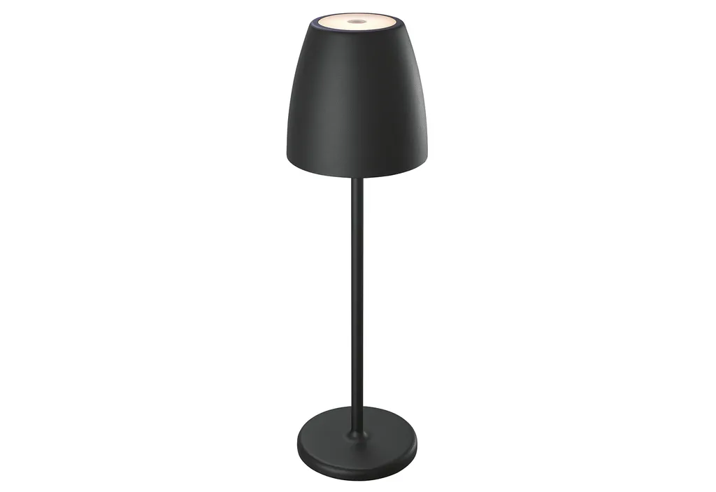 MEGATRON Tavola Lampe de table à accu 38cm noir - Éclairage sans fil
