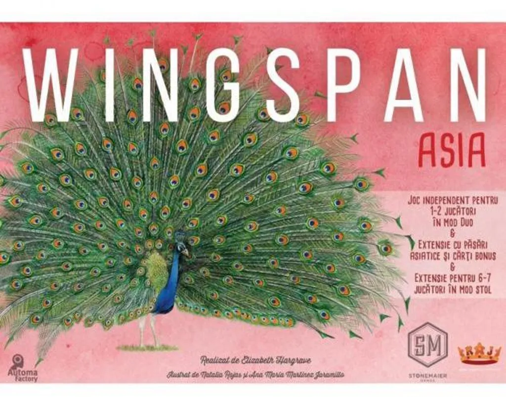 Jeu de Plateau Wingspan Asie 2022 - Version Roumaine pour Collectionneur
