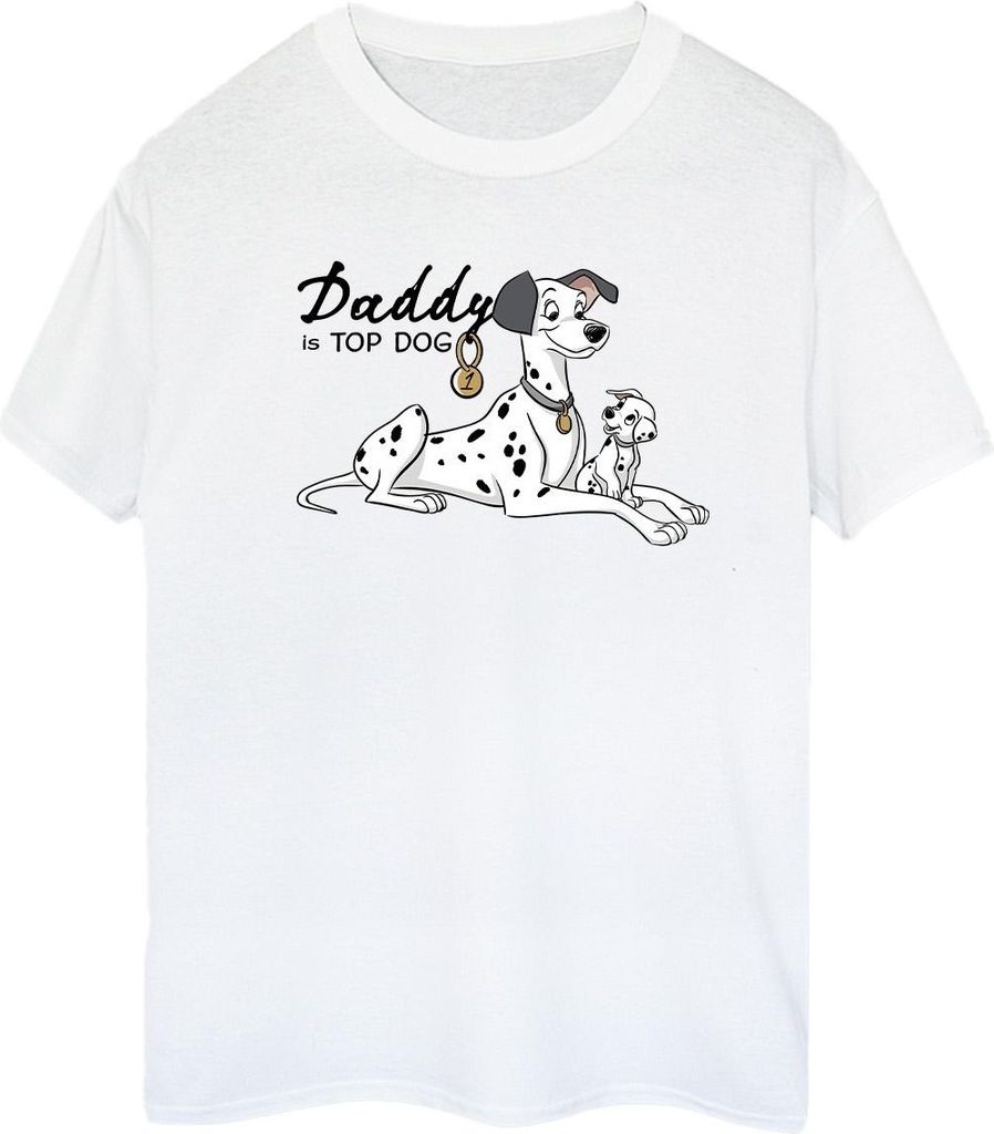 Disney - "101 Dalmatians Top Dog" T-Shirt für Damen BI26084 (M) (Weiß)