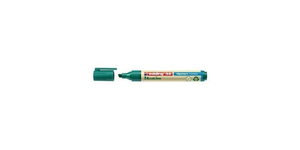 Edding 32 EcoLine, 1 Stück(e), Grün, Meißel, Mehrfarbig, Rund, Medium