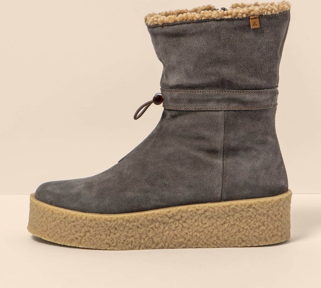 El Naturalista Stiefel Damen N5923 SILK SUEDE GRAFITO / DOLMEN Farbe Grau