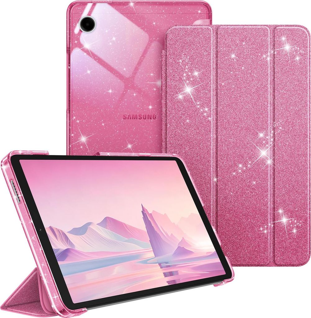 Fintie Hülle für Samsung Galaxy Tab A11+ Plus 11" 2025 / Tab A9+ Plus 11 Zoll 2023 Tablet, Ultradünn Schutzhülle mit Translucent Rückseite Cov...