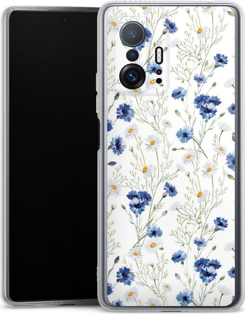 DeinDesign Handyhülle für Xiaomi 11T 5G Silikon Hülle Case Smartphone Schutzhülle Blume Blumen Muster