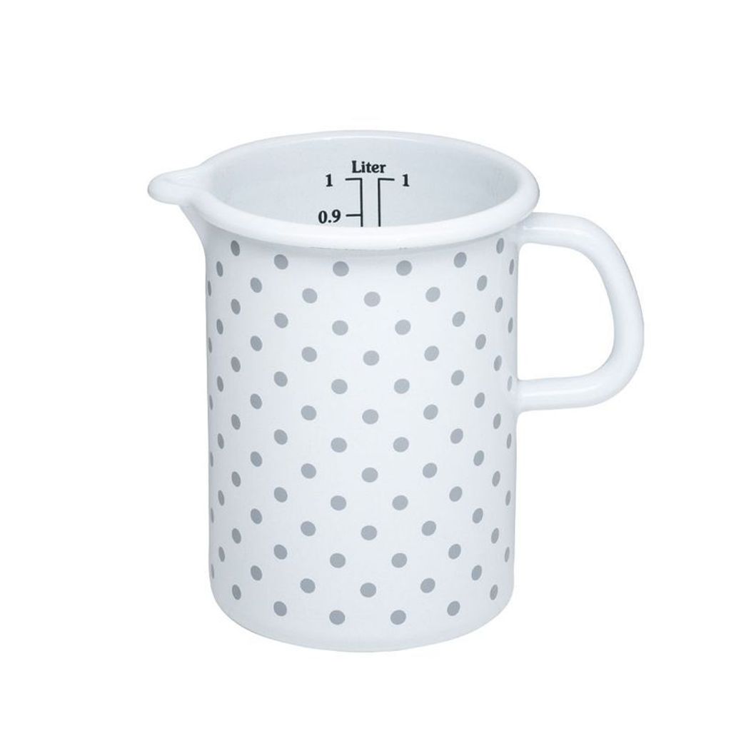 Riess Kuchyňská odměrka Ø10 1 litr se stupnicí Country Dots Obrázek produktu 