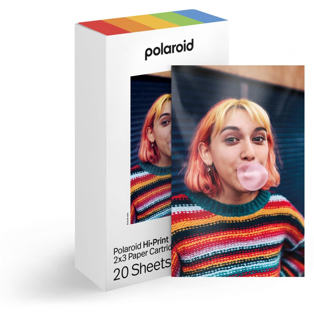 Polaroid 6355, 5.4x8.6 cm, 2x3", 20 ark., Polaroid Hi-Print Zdjęcie produktu 