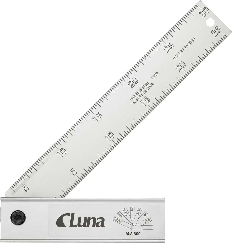 Profilé d'angle en aluminium ALA300 Luna pour finition et protection pro
