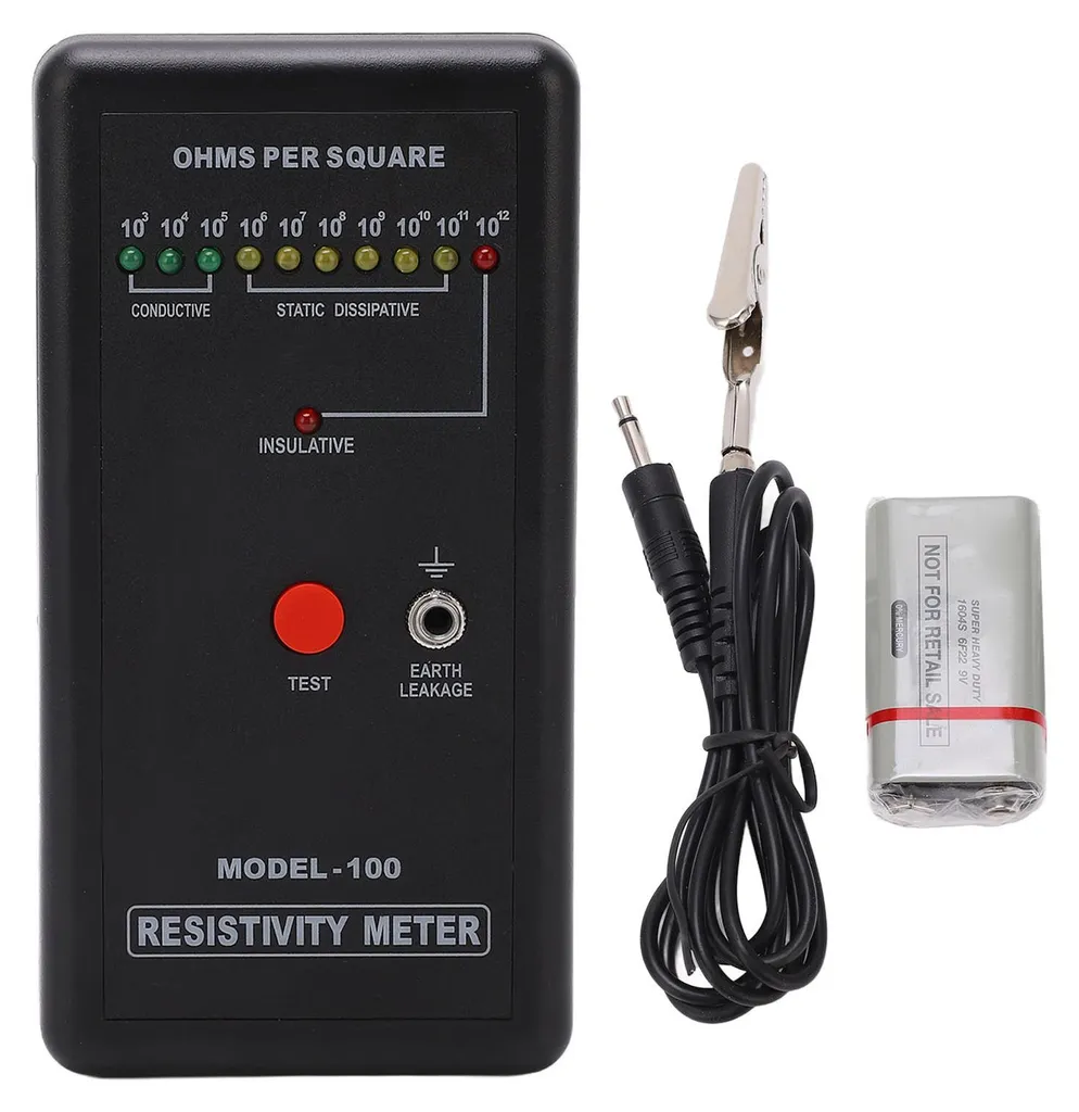 Appareil de mesure antistatique portable pour contrôle ESD industriel