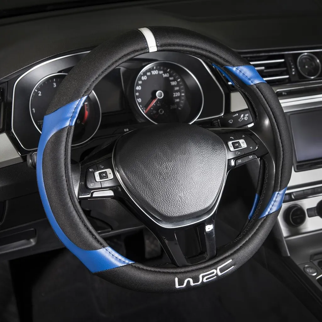 Coprivolante WRC Nero Blu L38cm - Rinnova gli Interni della tua Auto - 4