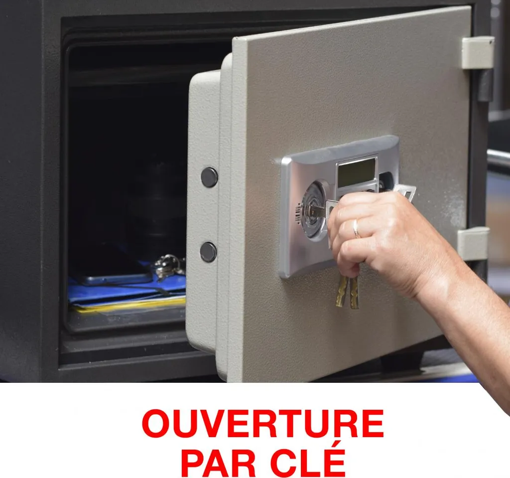 Coffre-fort pour documents et bijoux VAUBAN : sécurité feu et code - 10