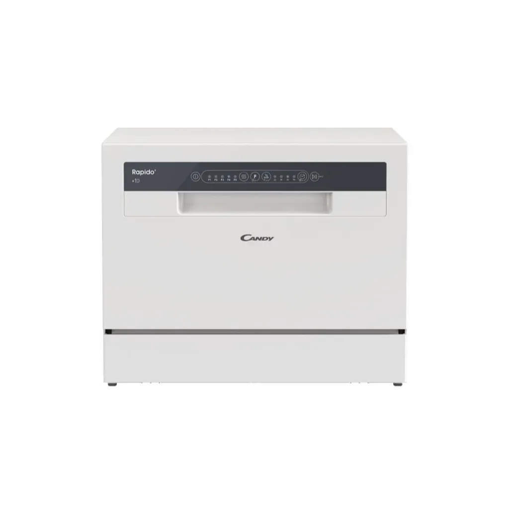 Candy CP6E51LW Lave-vaisselle Pose Libre Compact 6 Couverts Blanc
