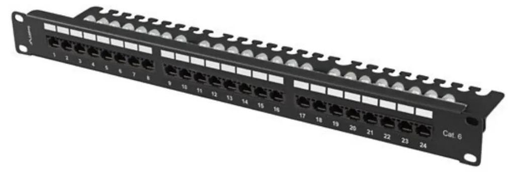 Lanberg 24 Puertos 19 Cat.6 Utp Patchpanel  One Size / EU Produktbild 