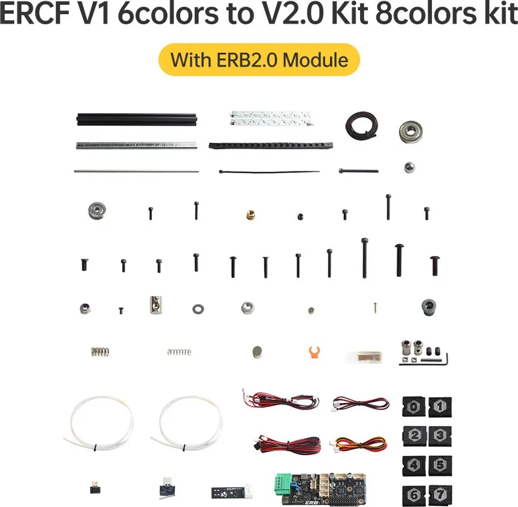 Kit ERCF V2.0 8 Couleurs avec Module ERB 2.0 pour Voron 2.4 et Trident