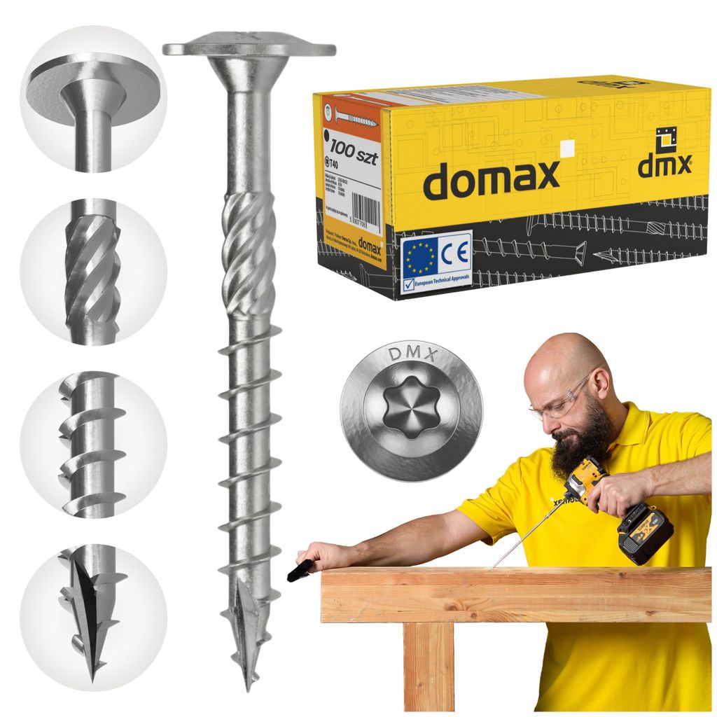 DMX - Tellerkopfschrauben 5x120 - Konstruktionsschrauben - Produktbild 