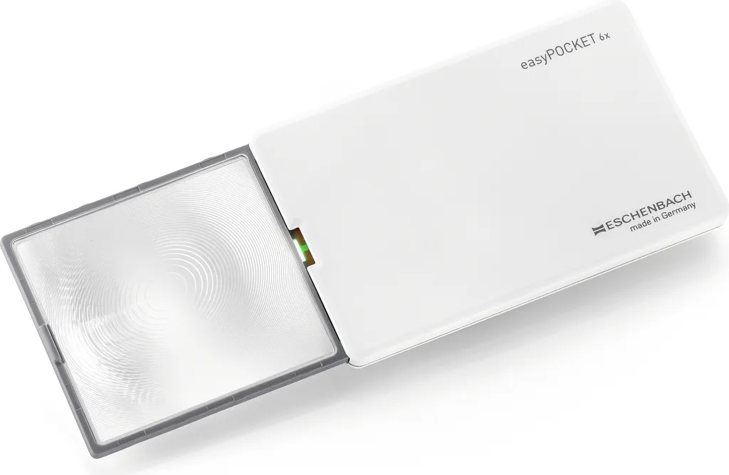Loupe de Poche 6x LED easyPOCKET : Ne Luttez Plus Contre le Petit Texte