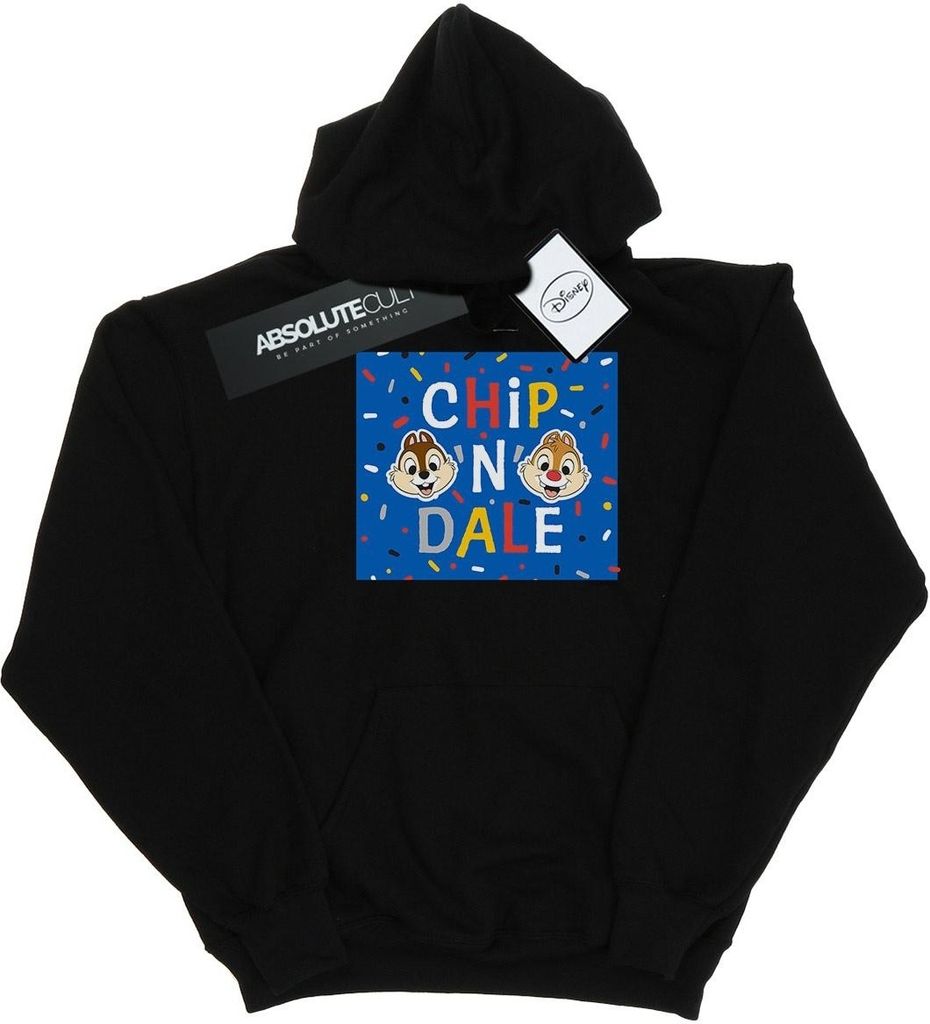 Disney - "Chip N Dale" Kapuzenpullover für Herren BI14957 (3XL) (Schwarz)