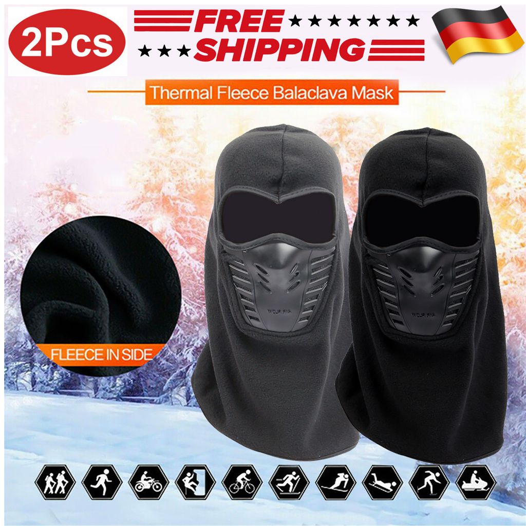 GXCROR Sturmhaube Balaclava - Doppellagig Winddicht Unisex