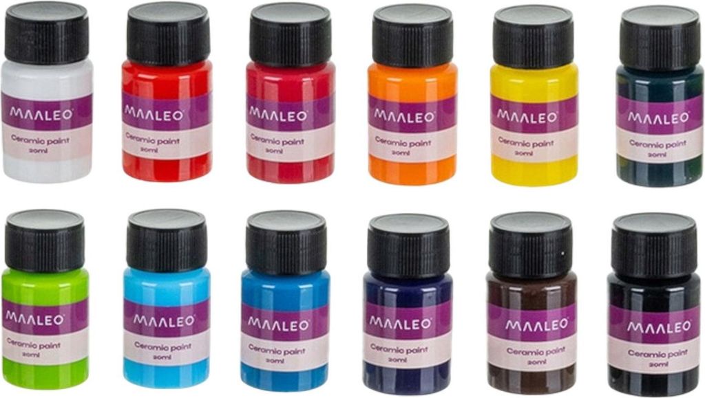 Maaleo 26296 Sada barev na sklo a keramiku 12 x 20 ml Obrázek produktu 