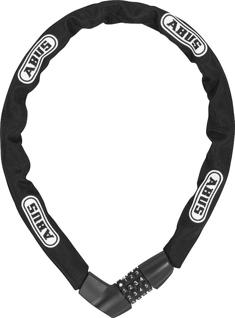 ABUS Tresor 1385, reťazový zámok, Čierna, Oceľ, 4-miestna Obrázok produktu 