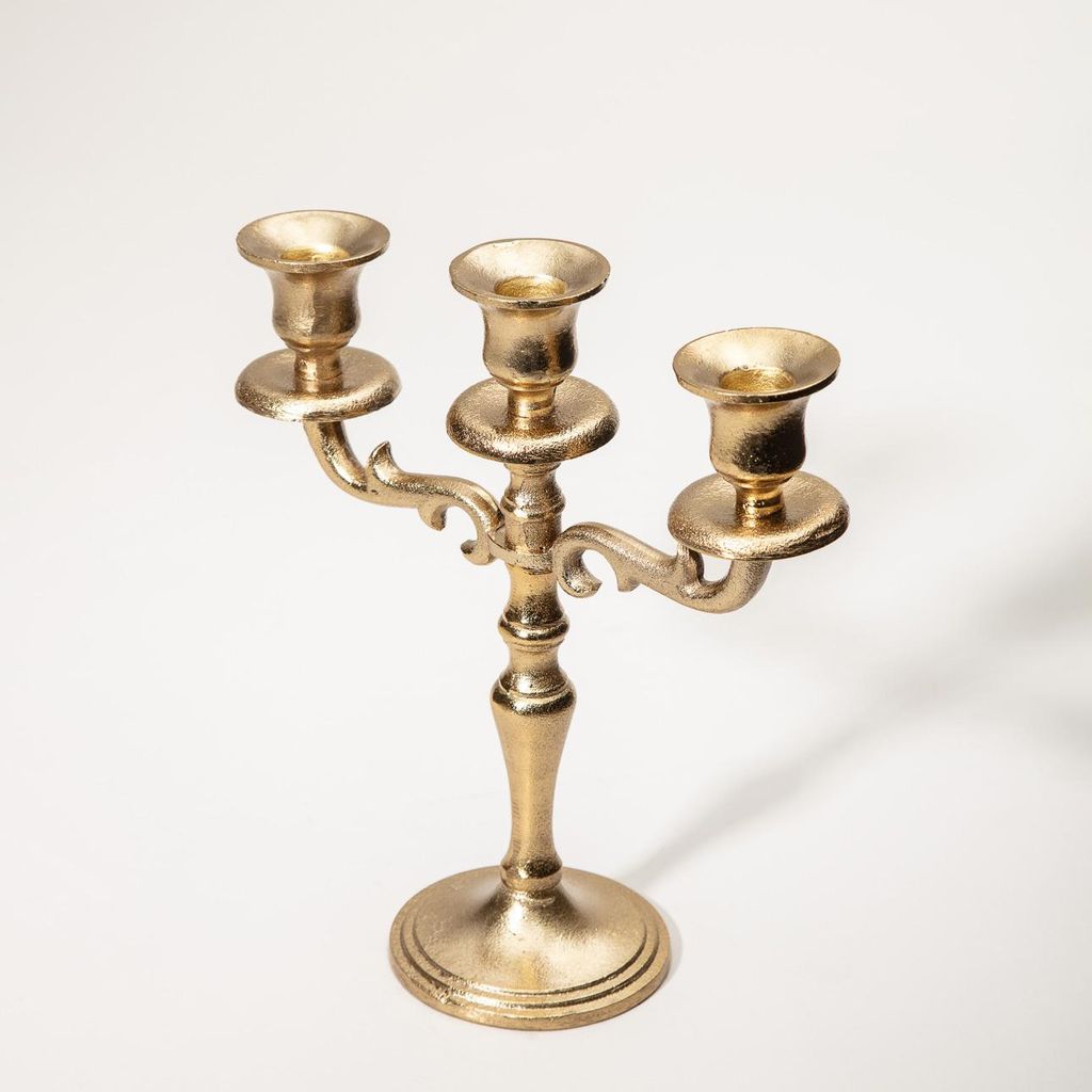 Świecznik Golden Charm I 24x10x26 cm Zdjęcie produktu 