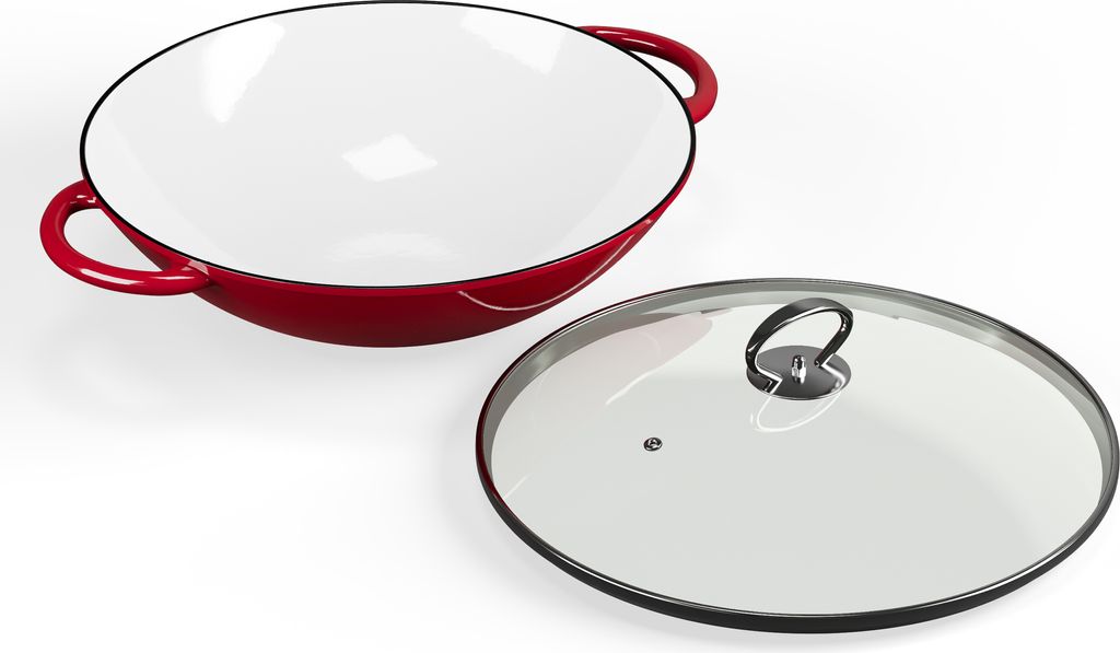 ToCi Wok, Poele Wok Induction avec Couvercle, Woks et Image du produit 