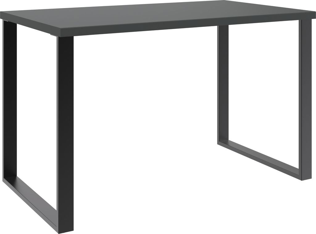 Schreibtisch >HOME DESK< in Graphit - 120x75x70cm (BxHxT)